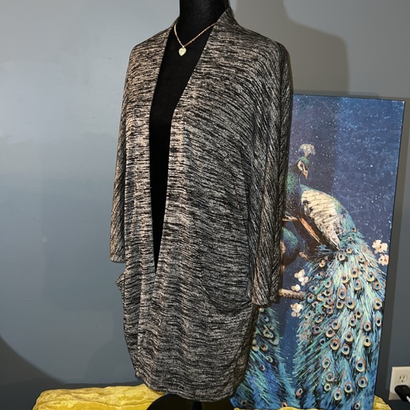 Wilfred Free Size S Heathered Gray Duster Cardigan - Picture 3 of 11